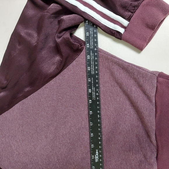 Hard Tail Hoodie Pullover Sweater Maroon  White Striped Size Small‎ - Picture 4 of 10